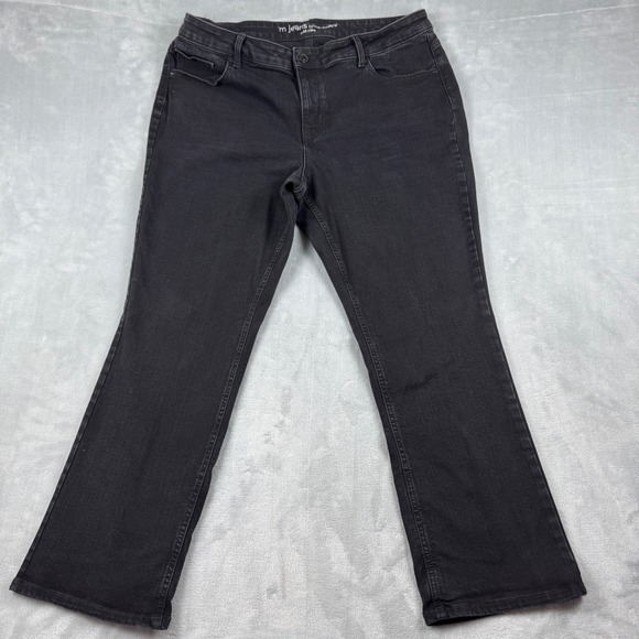 M Jeans by Maurice's Denim - M Jeans by Maurice's Mid Rise Women's Bootcut Black Denim Jeans‎ Size 18W Short